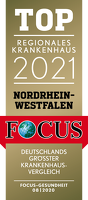 Focus Siegel als top regionales Krankenhaus in NRW 2021