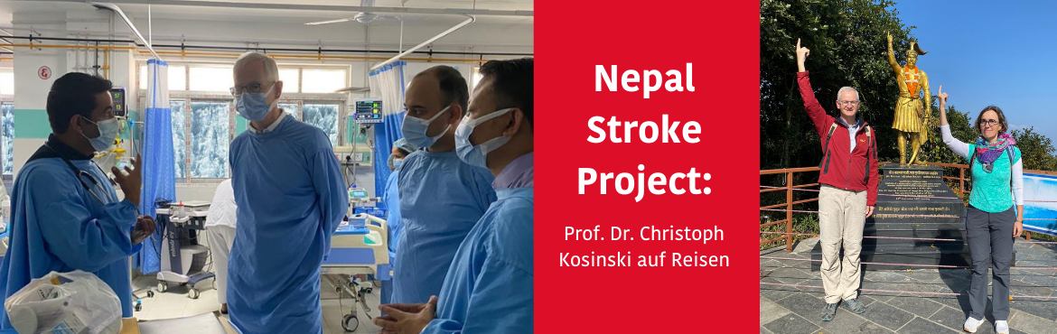 Nepal Stroke Project: Prof. Dr. Christoph Kosinski auf Reisen