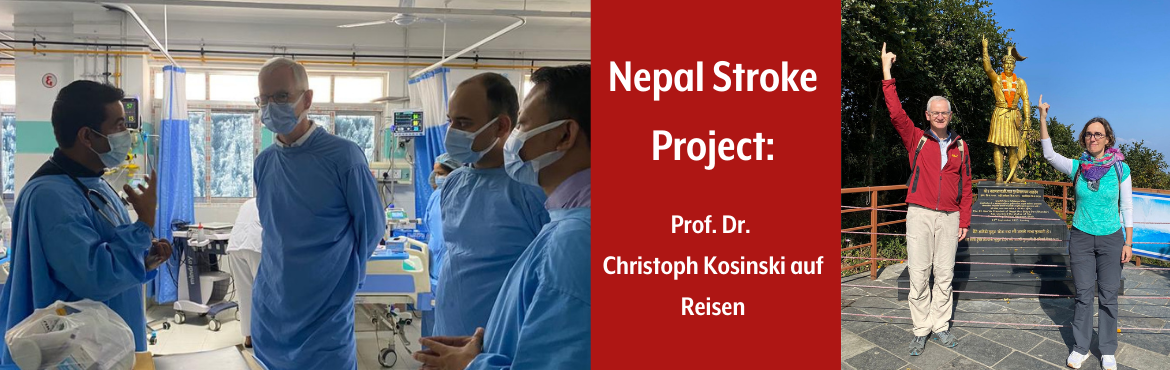 Nepal Stroke Project: Prof. Dr. Christoph Kosinski auf Reisen