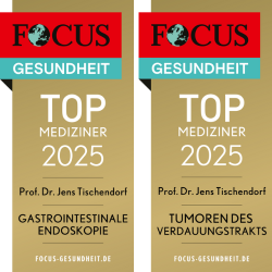 Focus-Siegel "Gastrointestinale Endoskopie" und "Tumoren des Verdauungstrakts"